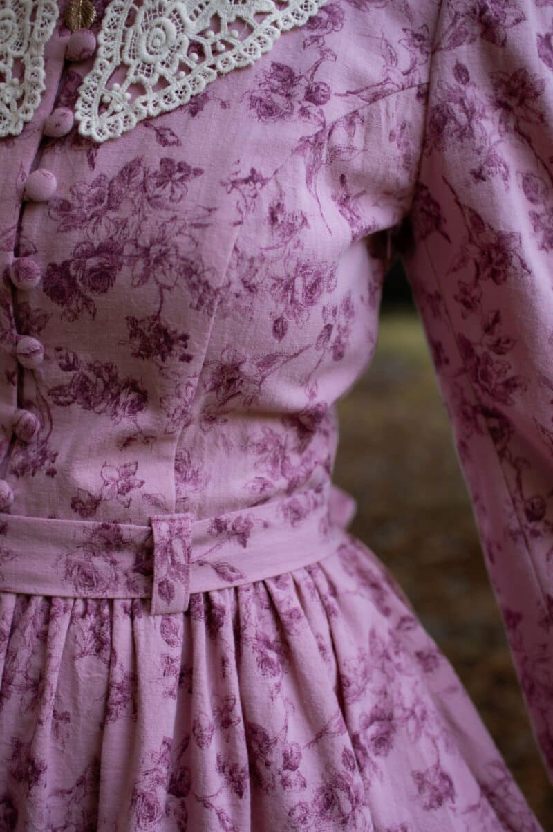 Aurelia Dress Victorian Gingham Midnight