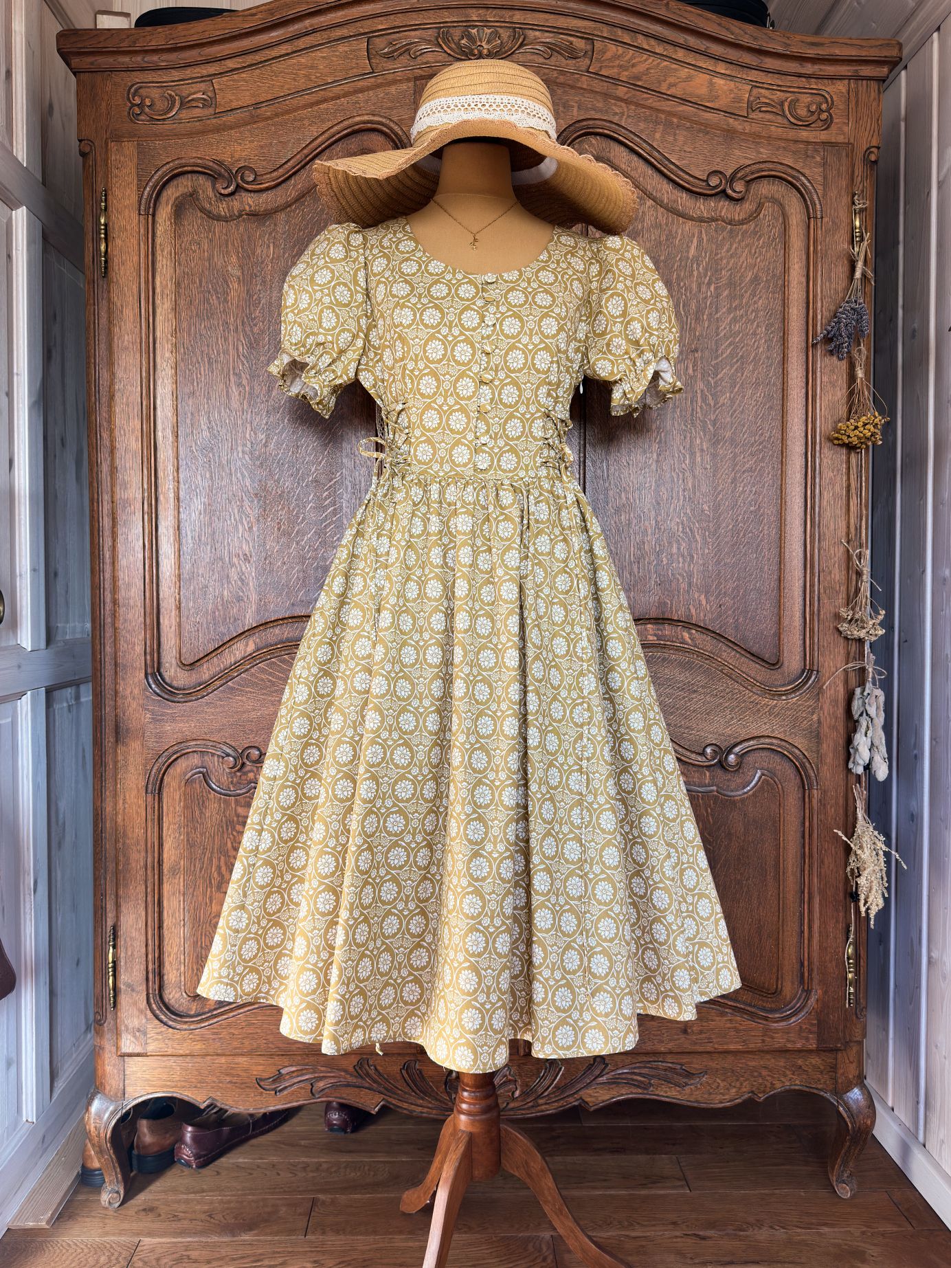 Yellow dress, size S