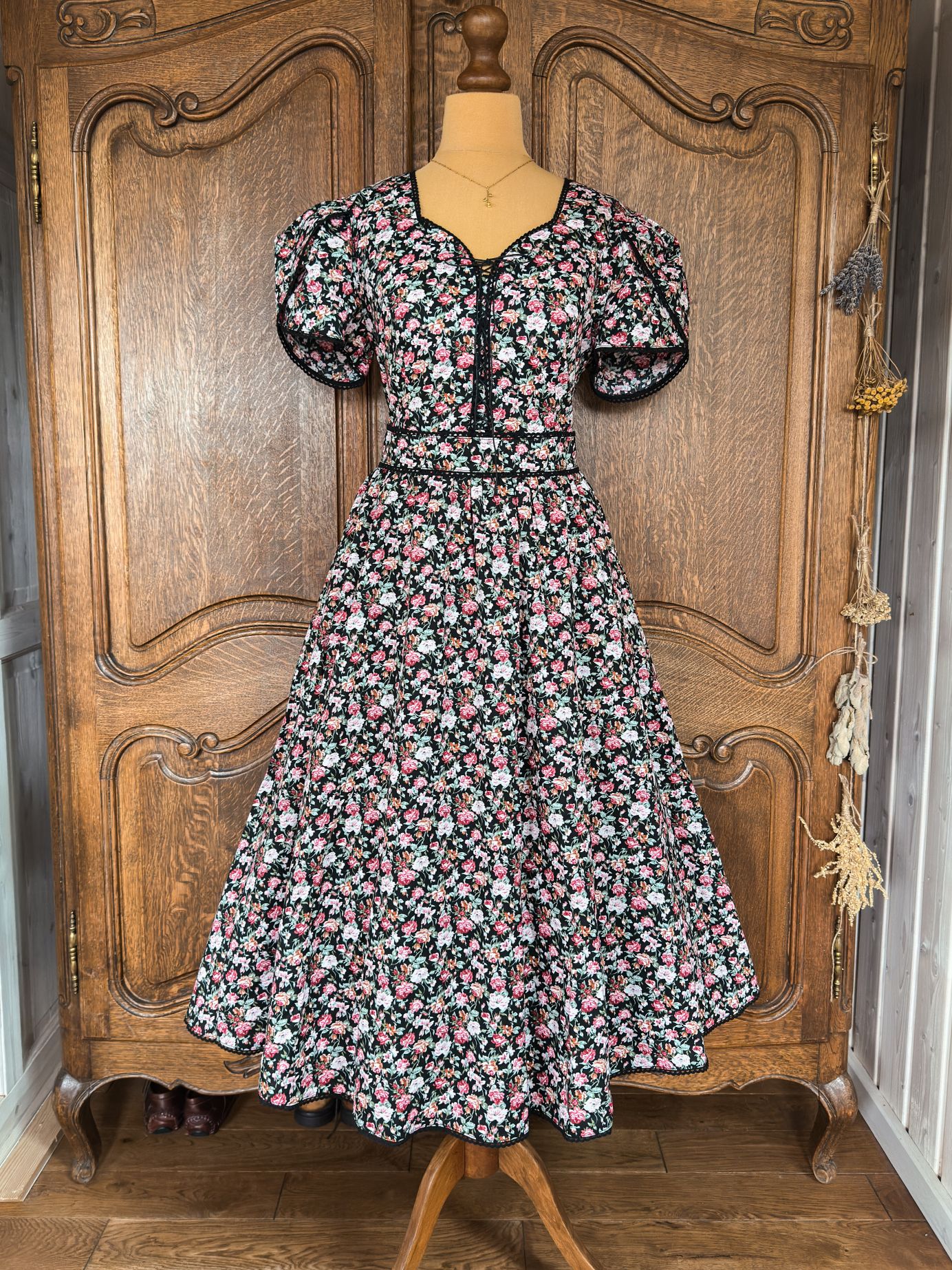 Fleur Black, size S/M